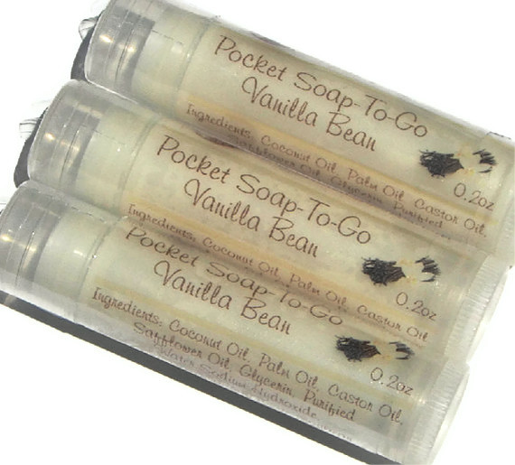 Vanilla Bean Pocket Soap - Mini Soap Perfect for Travel